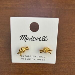 Madewell Knotted Small Stud Earrings